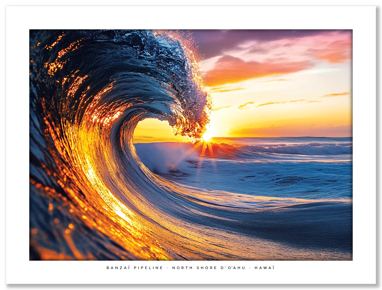 HAWAÏ Vague de surf