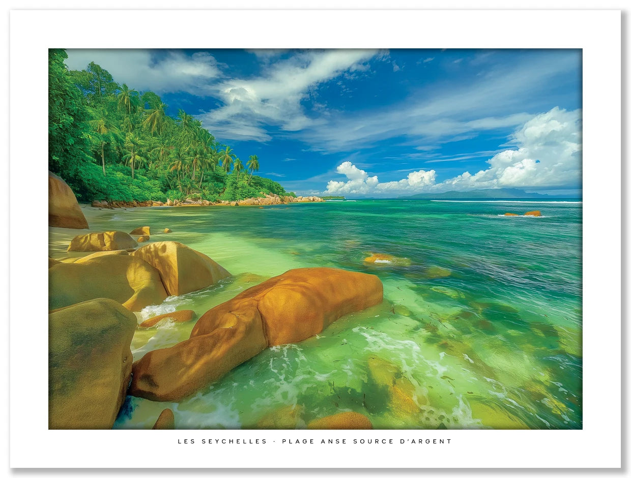 SEYCHELLES Plage de la Anse